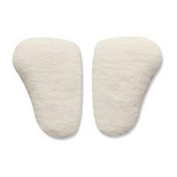 Hapad, Inc Pad Orthopedic Metatarsal/Arch Wool/Felt 9/16" Thick White Size X-Large 3Pr/Pk - 6409