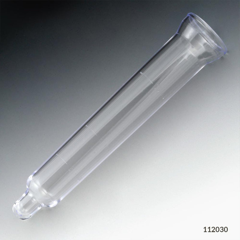 Globe Scientific Tube, Urine Centrifuge, 12mL, with Sediment Bulb (Whale Type) and Flared Top, PS, Graduated to 10 mL