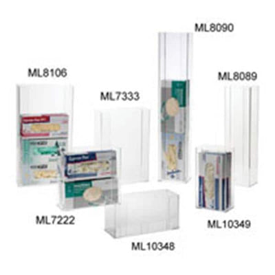 Marketlab Glove Box Holder Acrylic Double Clear Each - 8089