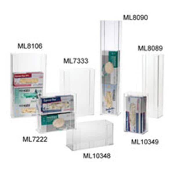 Marketlab Glove Box Holder Acrylic Double Clear Each - 8089