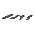 Aetrex Insole Plate Carboplast Full Length Men 6-8/Women 7-9 Foot Black Size Medium Each - 65175/RIGD/MD