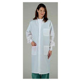 Medline Industries Inc Lab Coat 100% Polyester ASEP Unisex White Small Each - 6623BQWS