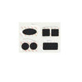 ProMed Specialties Electrode EMS/TENS Flex-Plus 2x2" Black 40/Pk - PROM-022