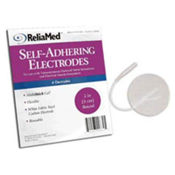 ProMed Specialties Electrode Stimulating Pro-Patch For EMS/TENS 2" Foam/Carbon/Gel White 40/Pk - PROM-025