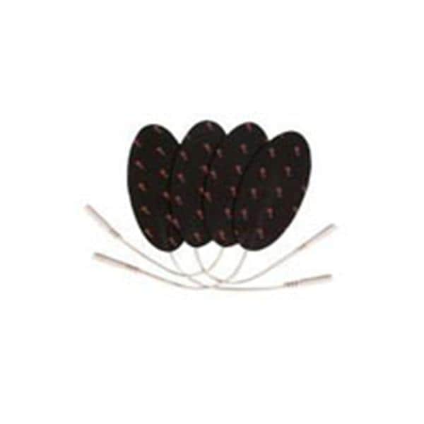ProMed Specialties Electrode EMS/TENS Flex-Plus 1-3/4x3-3/4" Black 20/PK - PROM-028