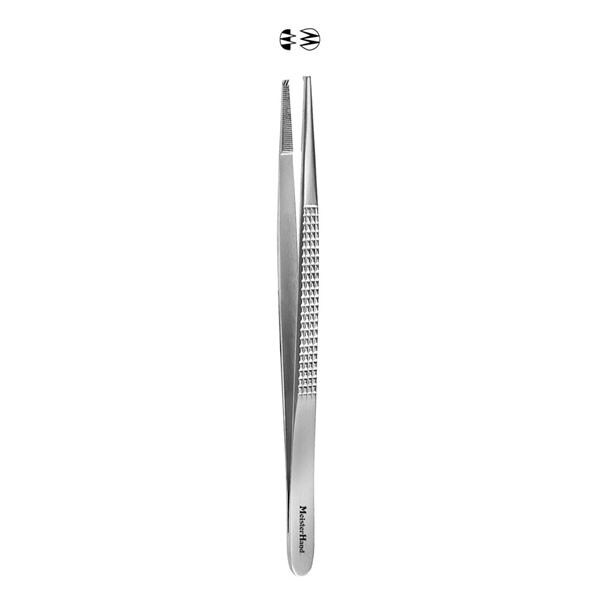 Miltex Forcep Tissue Meister-Hand 7" 2x3 Teeth Stainless Steel Each - Integra Miltex - MH6-150