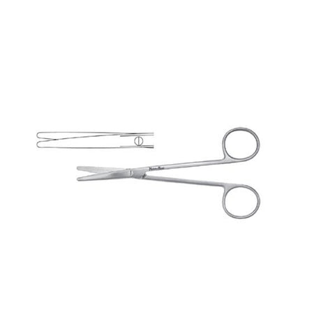 Miltex Scissors Metzenbaum Meister-Hand 5-1/2" Blunt/Blunt Straight Standard SS Each - Integra Miltex - MH5-179