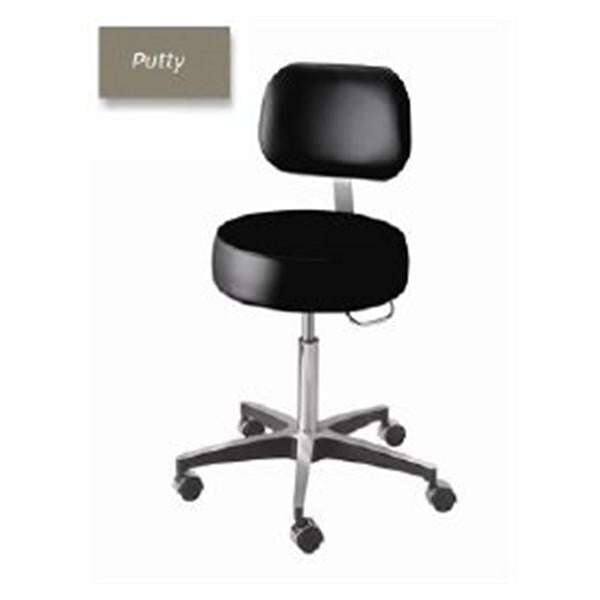 Brewer Custom Products Stool Exam Century Series Putty Casters Adjustable Backrest 5 Leg Each - 11001BFR-US403