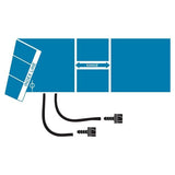 W A Baum Co Inc Cuff & Inflation Bag BP V-Lok F/ G/Mrqt Mntr 33-47 Adlt Lg Arm Md Blu Eachch - 1869FFCC
