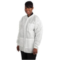 Henry Schein Inc. Jacket Protective Maxi-Gard Disposable SMS X-Large White 10/Pk, 5 PK/CA - 1126285