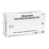 Essentials Healthcare Products Gloves Exam Essentials Powder-Free Nitrile Latex-Free X-Large Periwinkle 180/Bx, 10 BX/CA - 1126769