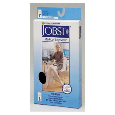 BSN Medical, Inc Stocking Compression Opaque Knee High Closed Toe XL Classic Black 1/Pr - 115203