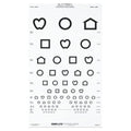 Good Chart Illiterate Vision Testing 20' Testing Distance 10x18" Eachch - Lite Co - 800723