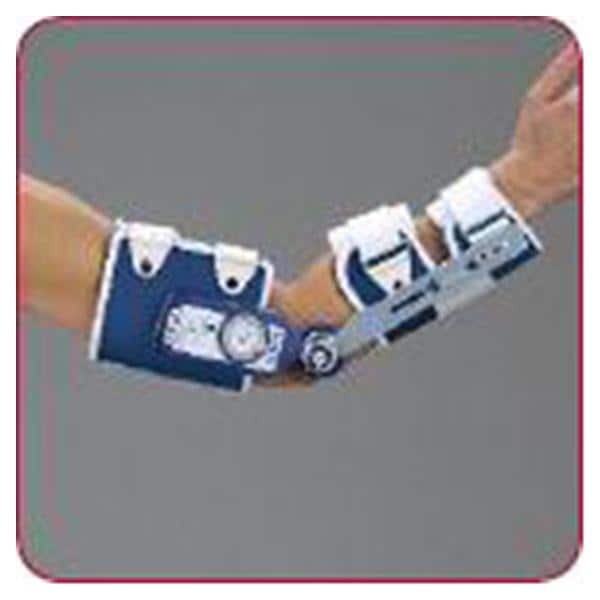 Deroyal Industries Inc Splint Dynamic DeROM Elbow White/Blue Size Large Right Each - 4229DR