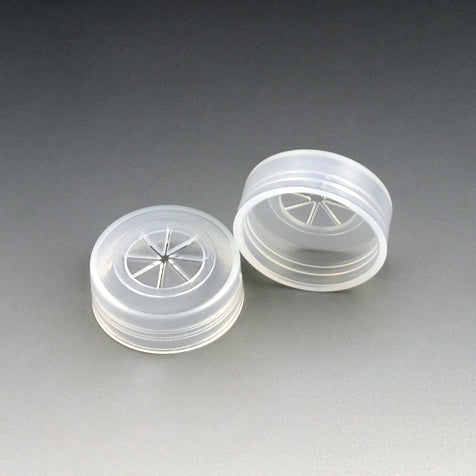 Globe Scientific Cap, Snap, PE, with Pierceable Cross Cut, for Sample Cups: 110021, 110610, 110621 & 110711 - ZGS-113133