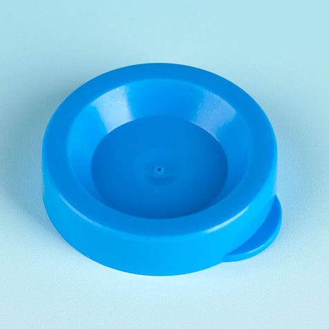 Globe Scientific Cap, Snap, PE, Blue, for Flared Top Urine Tube - GS-113136
