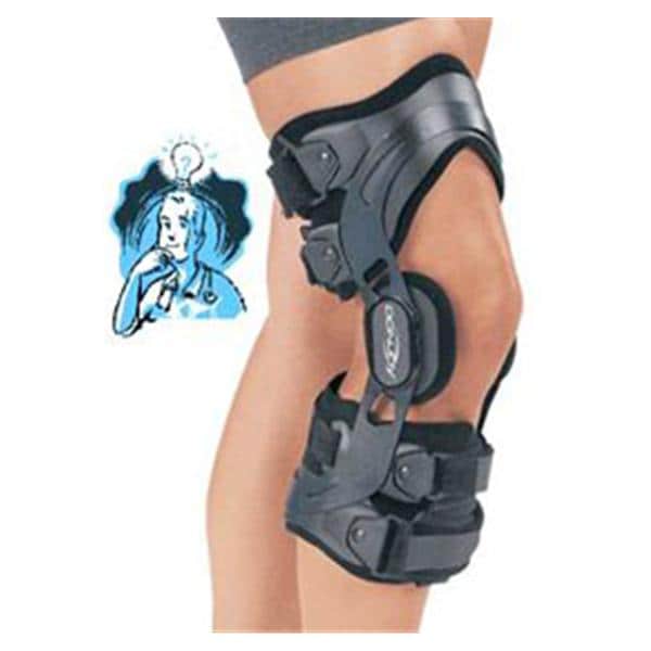 DJO, Inc Brace ACL Everyday Adult Knee Midnight Blue Size Large Left Each - 11-1600-4