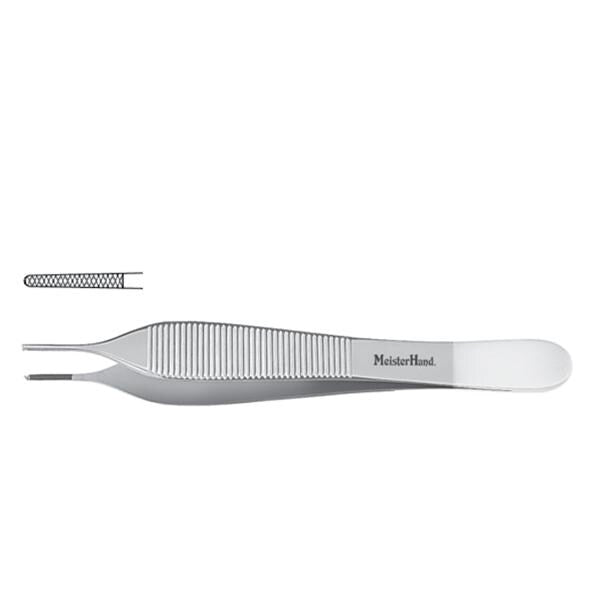 Miltex Forcep Dressing Adson Meister-Hand 4-3/4" Serrated Tungsten Carbide Each - Integra Miltex - MH6-118TC