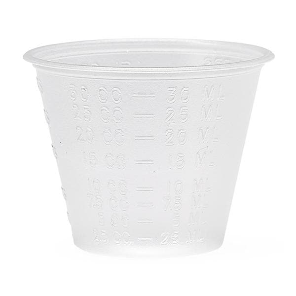 Medline Industries Inc Graduated Cup Medicine Polypropylene 1 oz Translucent 5000/Case - DYND80000