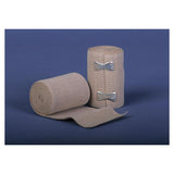 Medline Industries Inc Bandage Soft Wrap 4"x5yd Stretch Ctn/Poly/Elstc Clip Closure Beige LF NS 50/Ca - MDS046004