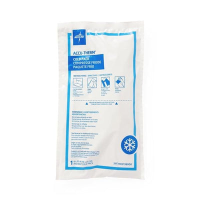 Medline Industries Inc Pack Cold Accu-Therm Heavyweight Poly/Nylon/Gel Instant Disp Blue 6x10" 24/Ca - MDS138000