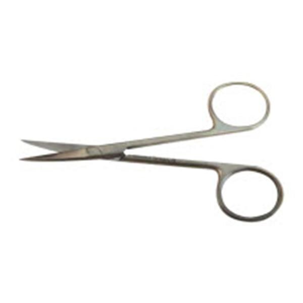 BR Surgical, LLC Scissors Iris 4-1/4" Sharp/Sharp Straight Stainless Steel Each - WG08-34011