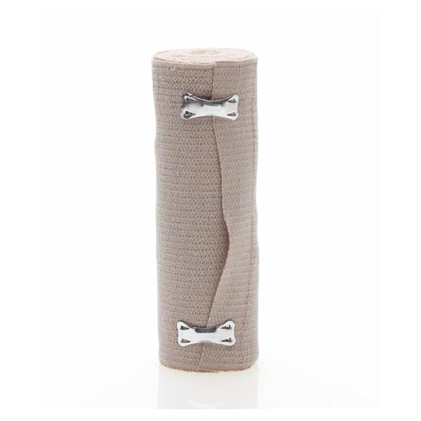 Medline Industries Inc Bandage Soft Wrap 6"x5yd Ctn/Poly/Elstc Clip Closure Beige LF Strl 20/Ca - DYNJ05132