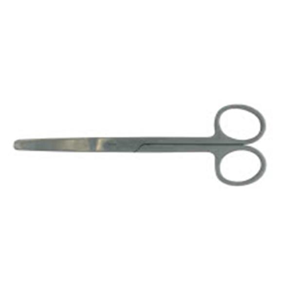 BR Surgical, LLC Scissors 7-1/4" Blunt/Blunt Straight Stainless Steel Each - WG08-10218