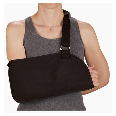 Deroyal Industries Inc Sling Deep Pocket Premium Adult Arm Cotton 7x13" Black Size Small Each - 11690005