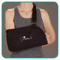 Deroyal Industries Inc Sling Deep Pocket Premium Adult Arm Cotton 9x23" Black Size X-Large Each - 11690008
