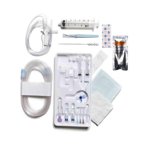 Avanos Medical Tray Paracentesis 18gx3-1/4" With Lidocaine/EDTA Vial LF Sterile 4/Ca - 61447