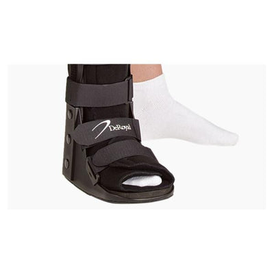 Deroyal Industries Inc Walker Tracker EX Ankle/Leg/Foot Adult Black Size Large Each - 15580067