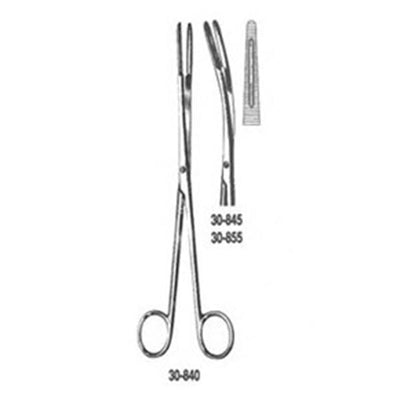Miltex Forcep Dressing Maier 10" 5x30mm Jaw Serrated Straight Stainless Steel Each - Integra Miltex - 30-840