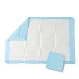 Medline Industries Inc Underpad Protection Plus Unisex Deluxe 23x36" Heavy White/Blue 150/Ca - MSC281264