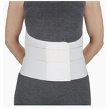 Deroyal Industries Inc Belt Premium Rib Elastic Men Three Panel White Size 8" Medium Each - 13760306