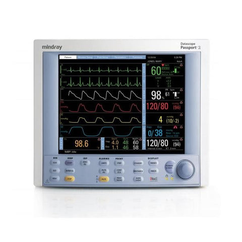 Datascope Corp. Monitor Vital Signs Datascope Passport 2 2 Channels/3/5 Lead Each - PASSPORT2COLOR