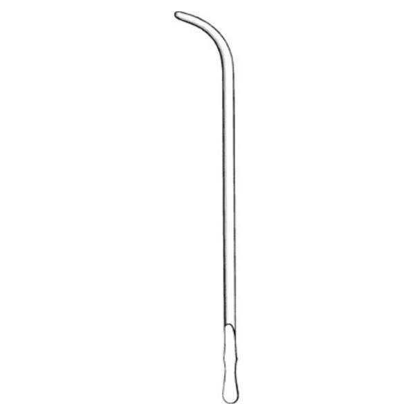 Sklar Instruments Sound Urethral Urethral Van Buren 18Fr Curved Stainless Steel 11" Each - 85-1018