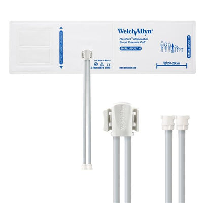 Welch Cuff Blood Pressure FlexiPort 20-26cm Sm Adlt 10 Arm White/Navy Blue 20/Case - Allyn - SOFT-10-2MQ