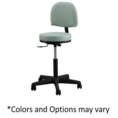 Oakworks, Inc Stool Exam Premium Casters Backrest 5 Leg Each - 60397