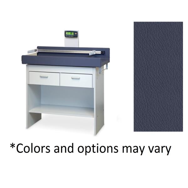Hausmann Industries Table Exam Econo-Line Padded 3 Rim Top 43x24x36" Indigo Blue 40lb Capacity Each - 4941-752