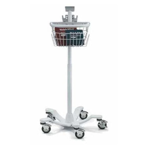 Welch Stand Mobile For Spot Vital Signs VSM300 Patient Monitor White Reusable Each - Allyn - 4700-60