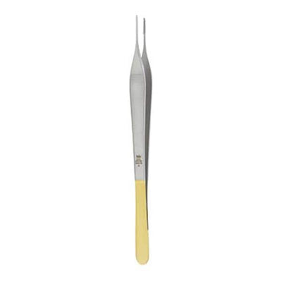 Miltex Forcep Tissue Adson 6" Tying Platform Cross Serrated 1x2 Teeth TC Each - Integra Miltex - 6-130TC