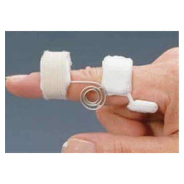 Patterson Med(Sammons Preston) Splint Coil Extension Set Rolyan Sof-Stretch Standard Finger White Size Small Each - A99774