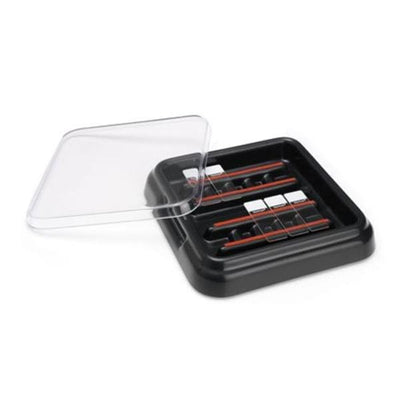 Marketlab Staining Tray Mini 10 Place Clear/Black Each - 2522-CL