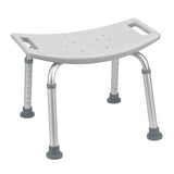 Drive Medical Designs Bench Shower 400lb Capacity 19.5x19.5x15.5-19.5" Aluminum/Plastic Each - RTL12203KDR