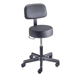 Brewer Company Stool Exam Value Plus Clamshell Casters Adjustable Backrest 5 Leg Each - 22500B-PR57
