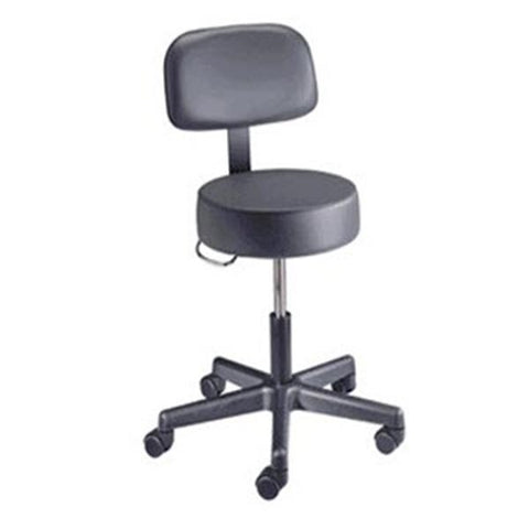 Brewer Company Stool Exam Value Plus Clamshell Casters Adjustable Backrest 5 Leg Each - 22500B-PR57