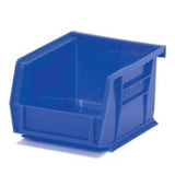 Marketlab Bin Organizer 4-1/8x5-3/8x3" Blue Heavy Duty Polymer With Label Slot Eachch - 6033-BL
