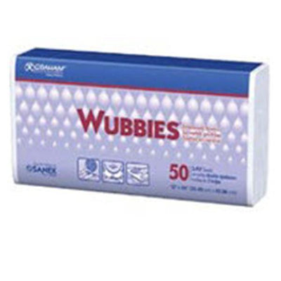Graham Medical Towel Dispenser Wubbies 12 in x 24 in White 2 Ply 500/Case - 781200