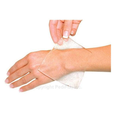 Pedifix, Inc Pad Visco-Gel Square Bd Mineral Oil/Vitamin E/Gel 4x4 1/8 NAdhs Clear 2/Pk - 1352